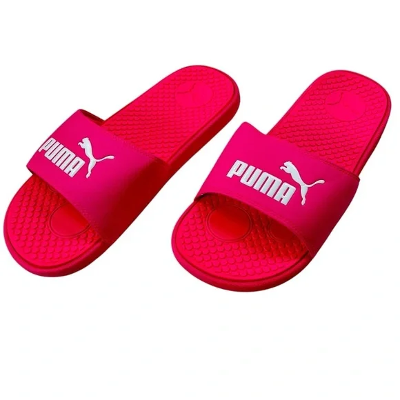 Puma Cool Cat WNS knockout pink Slide Sandals – Style 371013-12 – Women’s US - Picture 5 of 9